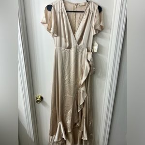 NWT Altar’d State Dress, Size Small, Champagne Color
